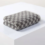 Serviette de Bain en Coton Motif Jacquard