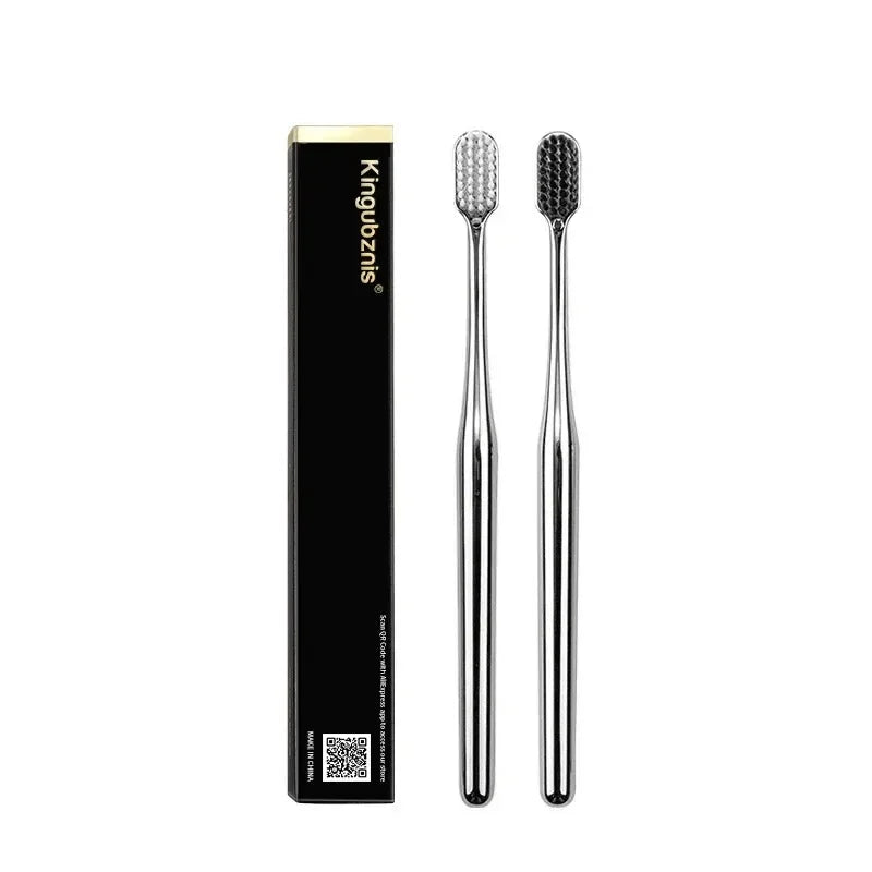 Brosse à Dents Design Dorée ou Argentée