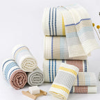 Serviette de Bain Nid d’Abeille en Coton