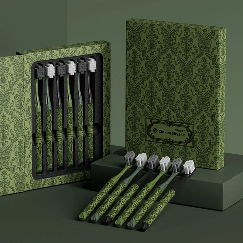 Coffret Brosses à Dents Forest – 6 Pièces Bambou