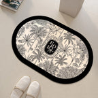 Tapis de Douche Antidérapant Floral