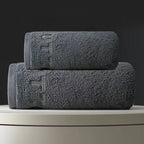 Set de Serviettes de Bain en Coton Peigné