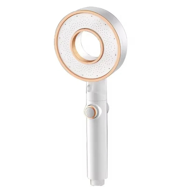 Pommeau de Douche Haute Pression 3 Modes — Blanc, Argent, Gris ou Noir