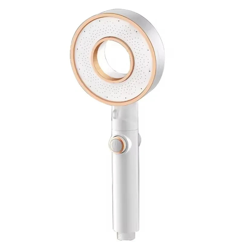 Pommeau de Douche Haute Pression 3 Modes — Blanc, Argent, Gris ou Noir
