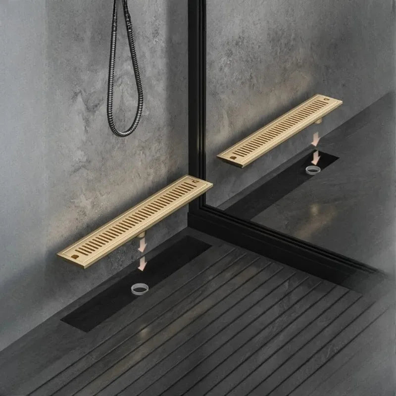 Bonde de Douche Linéaire Anti-Odeur 60 cm