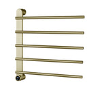 Sèche-Serviette Électrique Mural en Acier Inoxydable avec Contrôle Tactile