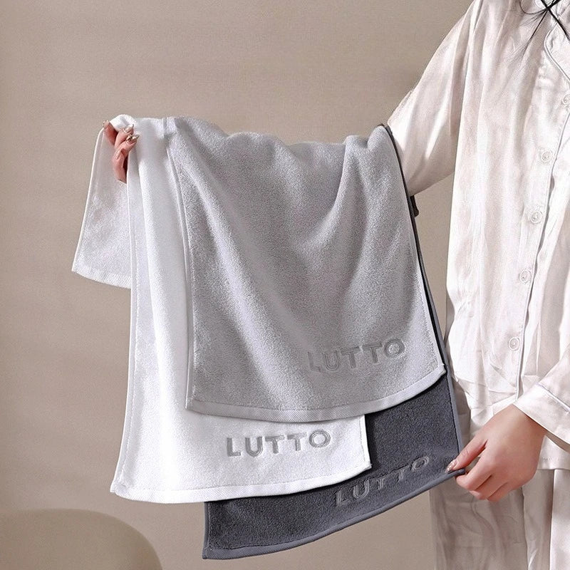 Set de Serviettes de Bain en Coton Peigné