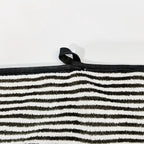 Serviette Mains à Rayures En Polaire
