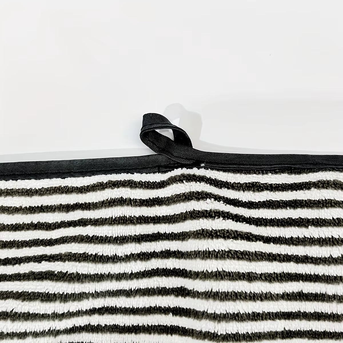 Serviette Mains à Rayures En Polaire