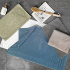 Tapis de Douche en Coton Antidérapant