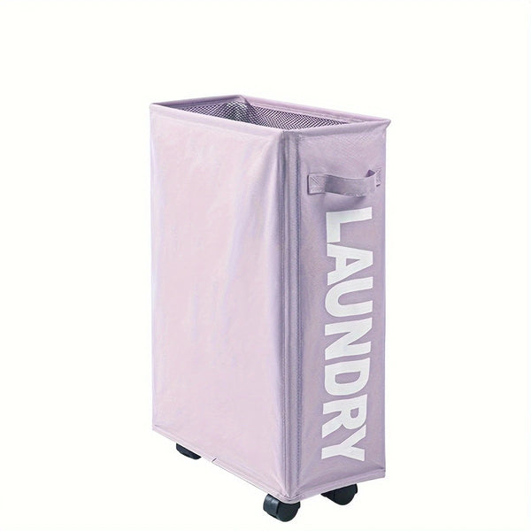 Panier à Linge sur Roulettes Étroit – 3 Coloris