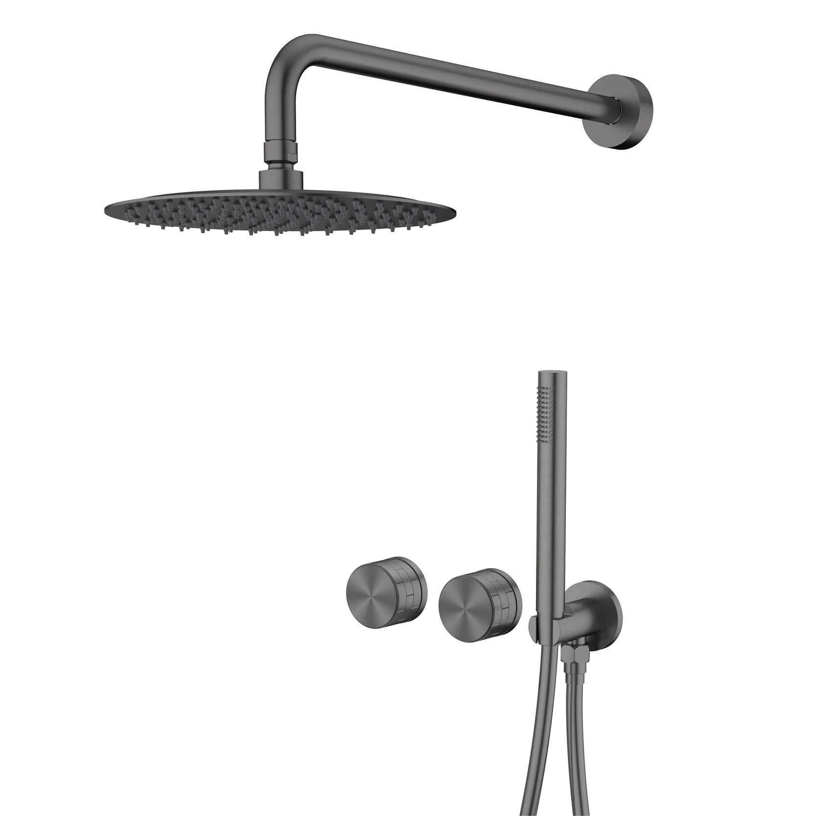 Colonne de Douche Encastrée Minimaliste en Laiton