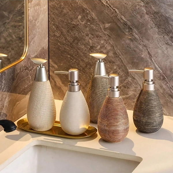 Distributeur de Savon Céramique Style Rétro – 5 Variantes