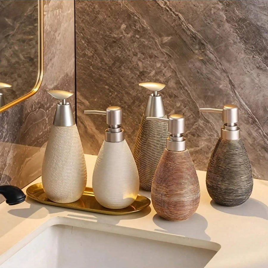 Distributeur de Savon Céramique Style Rétro – 5 Variantes