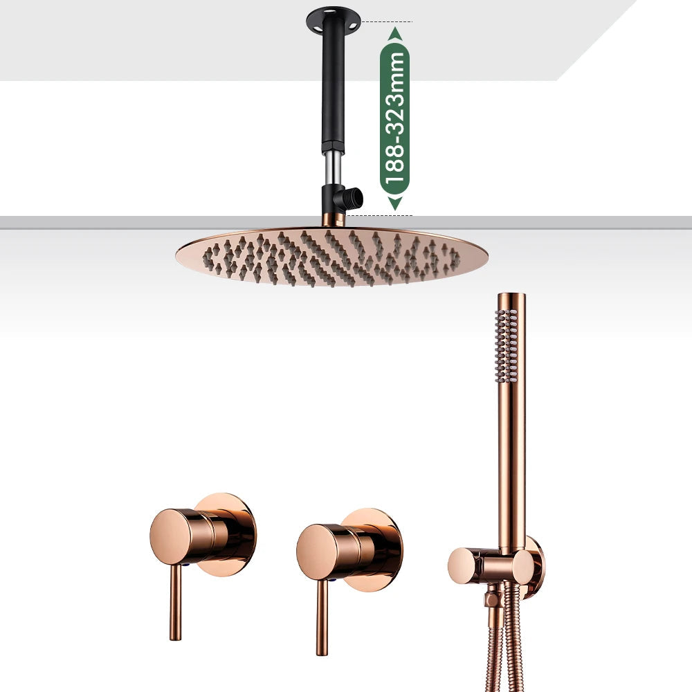 Colonne de Douche Encastrée Laiton