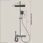 Colonne de Douche LED Digitale Réglable