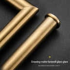 Porte-Serviette sur Pied | Acier Inox & Base Marbre