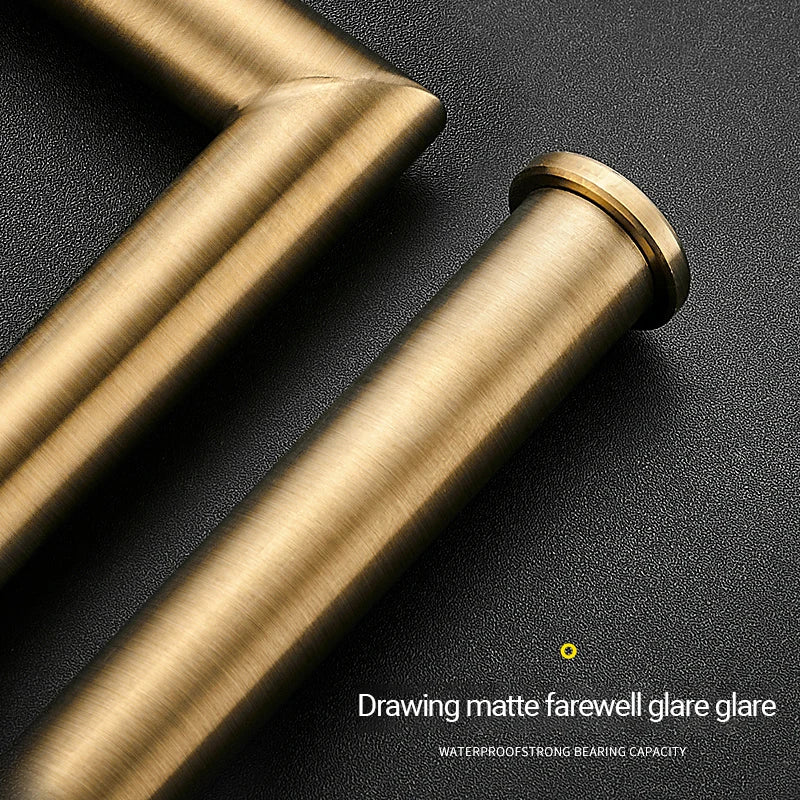 Porte-Serviette sur Pied | Acier Inox & Base Marbre