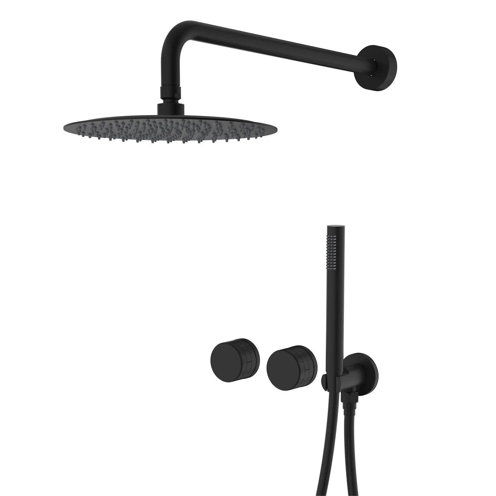 Colonne de Douche Encastrée Minimaliste en Laiton