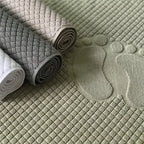Tapis de Douche en Coton Antidérapant