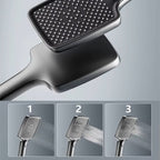 Colonne de Douche Thermostatique LED avec Panneau Verre