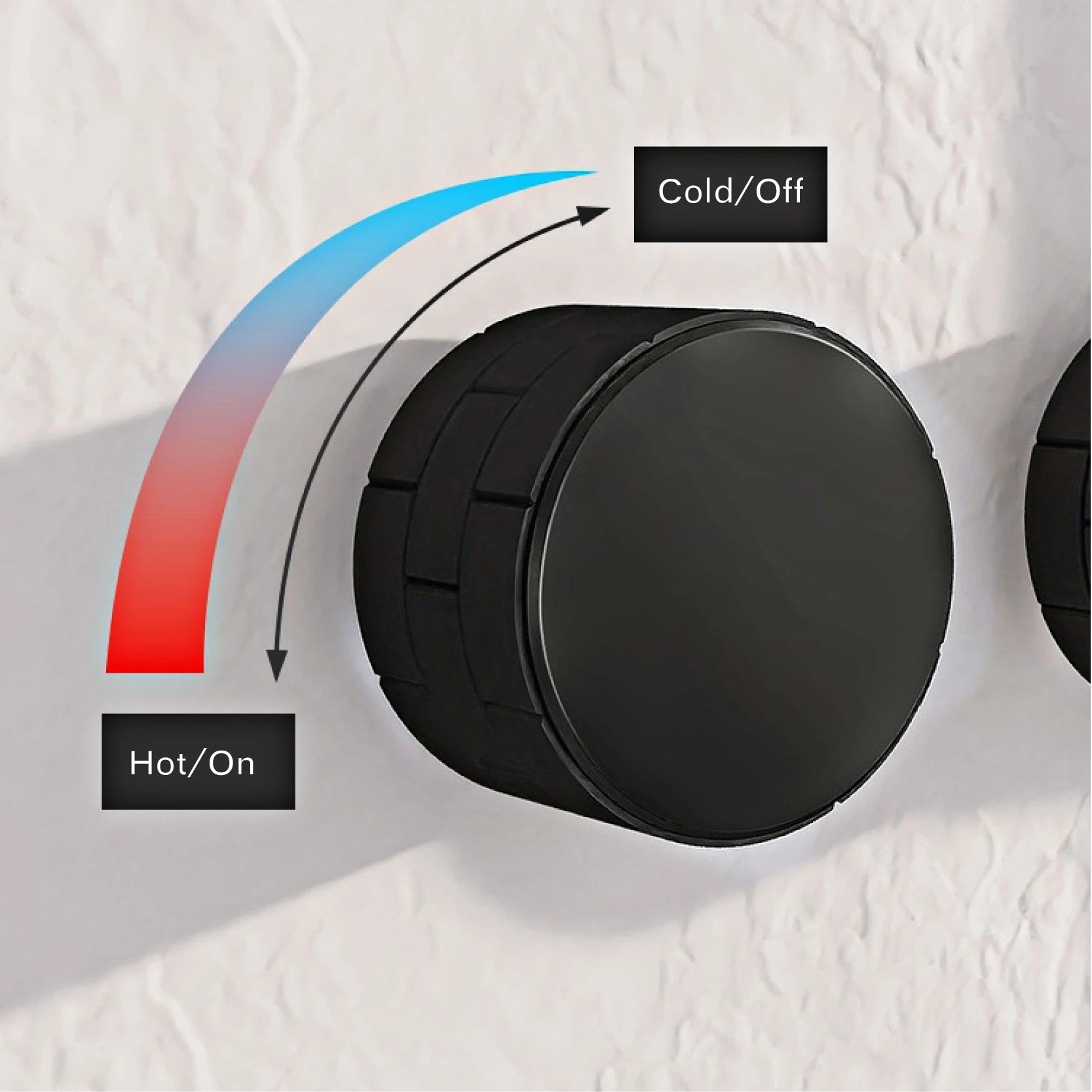 Colonne de Douche Encastrée Minimaliste en Laiton