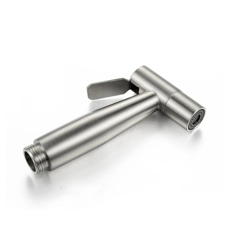 Pommeau de Douche à Main en Acier Brossé — Argent