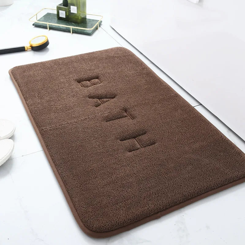 Tapis de Douche Épais Absorbant Antidérapant