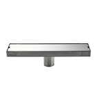 Bonde de Douche Linéaire Inox 10 à 40 cm Anti-Odeur