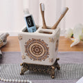Porte Brosse à Dents Céramique Vintage