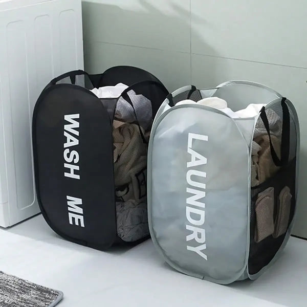 Panier à Linge Filet Respirant – 3 Coloris