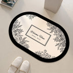 Tapis de Douche Antidérapant Floral