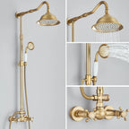 Colonne De Douche Rétro Laiton Antique