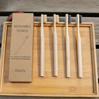 Brosse à Dents Bambou Cylindrique Lot 4