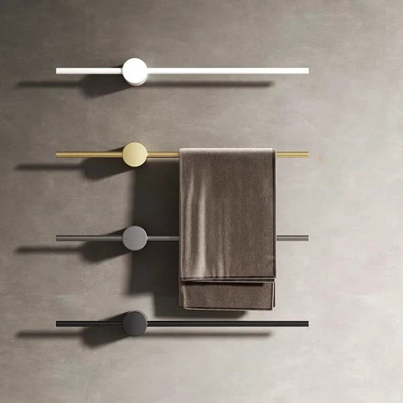 Porte-serviette mural en laiton – Design épuré, plusieurs finitions