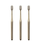 Brosse à Dents Design Dorée ou Argentée