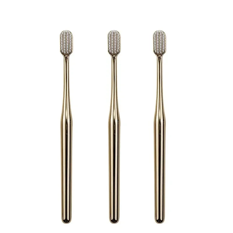 Brosse à Dents Design Dorée ou Argentée