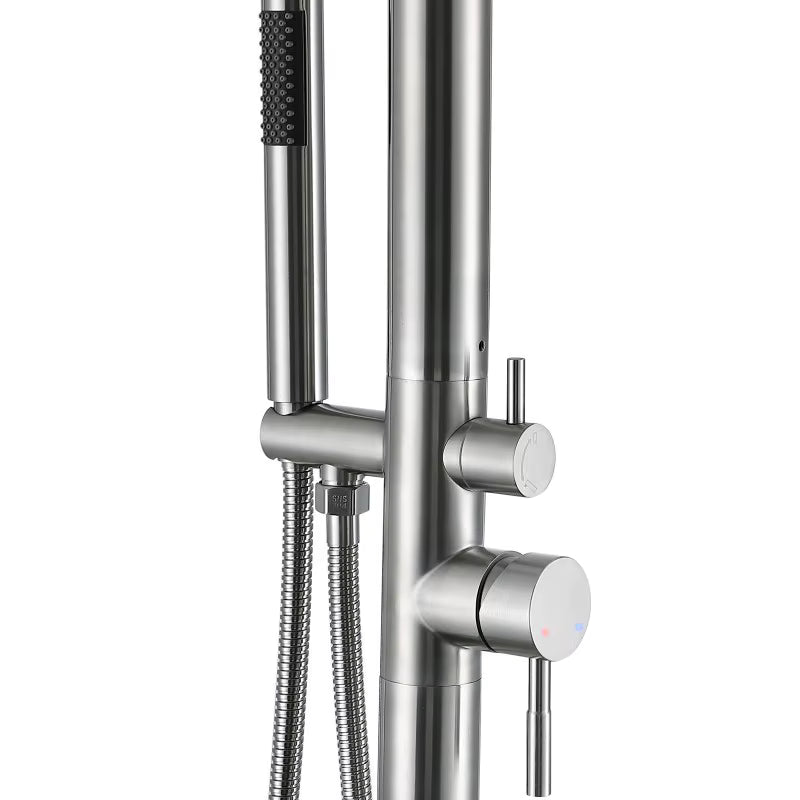 Douche Extérieure Sur Pied Inox
