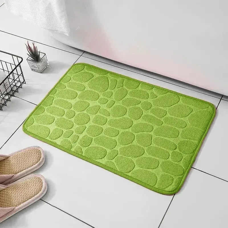 Tapis de Douche Antidérapant Effet Galets