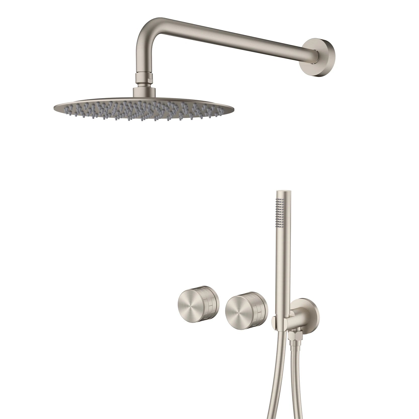 Colonne de Douche Encastrée Minimaliste en Laiton