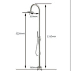 Douche Extérieure Sur Pied Inox