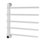 Sèche-Serviette Électrique Mural en Acier Inoxydable avec Contrôle Tactile