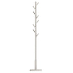 Porte-serviette sur pied en bois massif | 8 crochets réglable 3 hauteurs