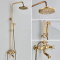 Colonne de douche rétro en laiton finition antique – vue 11