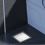 Bonde de Douche Carrée 10x10 cm Anti-Retour