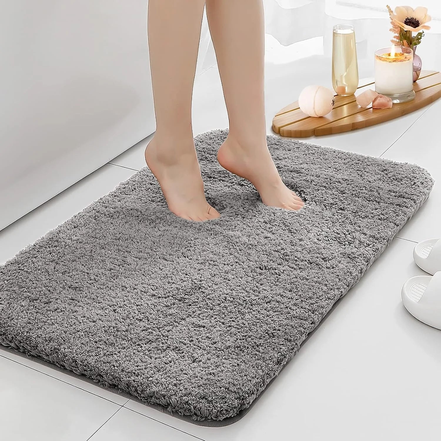 Tapis de Douche Absorbant Antidérapant