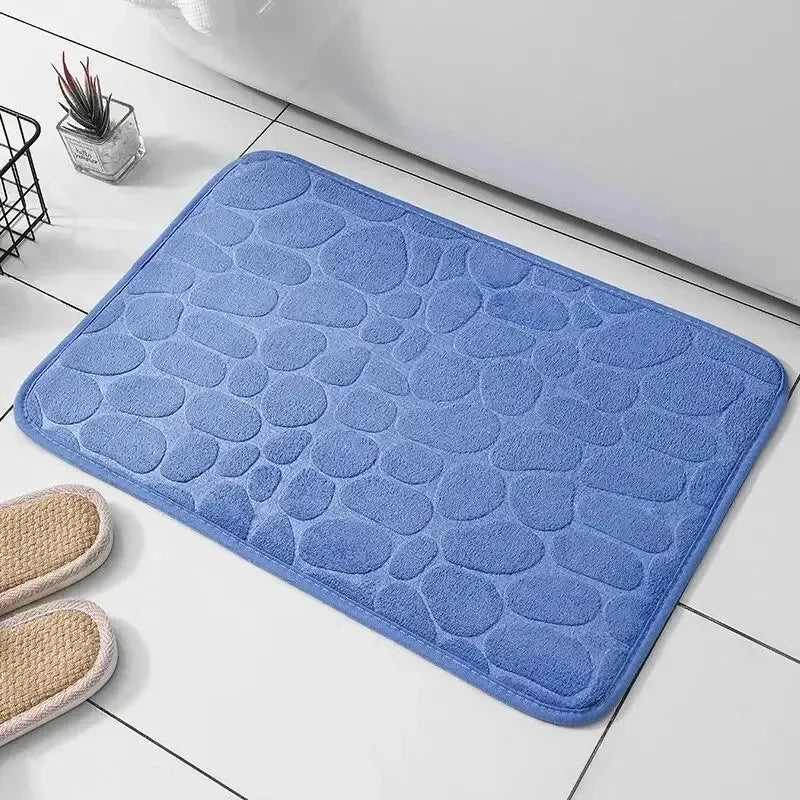 Tapis de Douche Antidérapant Effet Galets