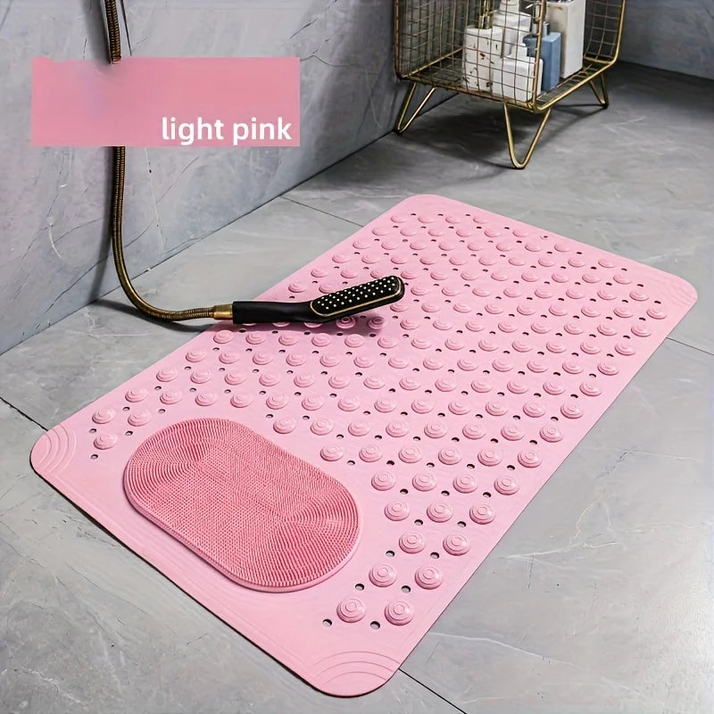 Tapis de Douche Antidérapant en PVC Rectangulaire