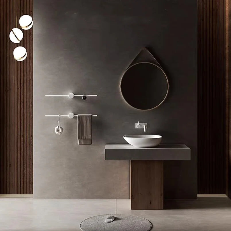 Porte-serviette mural en laiton – Design épuré, plusieurs finitions