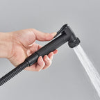 Colonne de douche thermostatique noire avec affichage digital